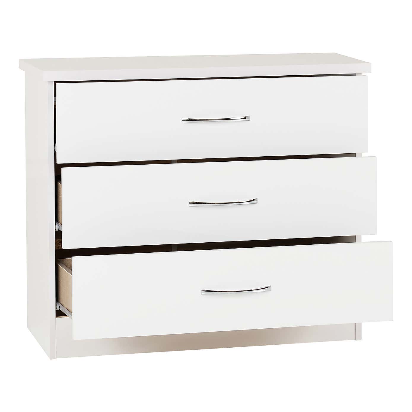 Nevada 3 Drawer Chest