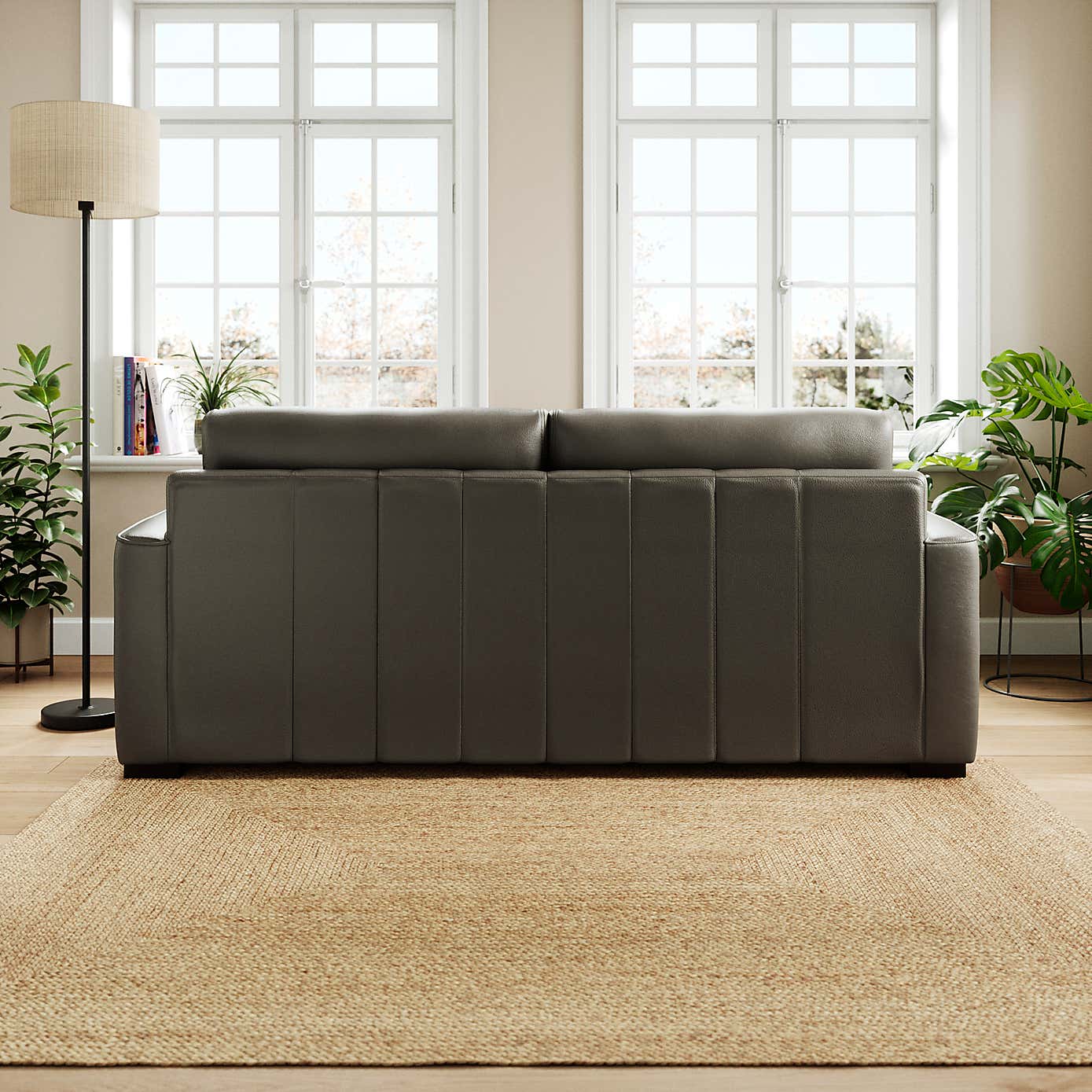 Carson Classic Leather 3 Seater Sofa