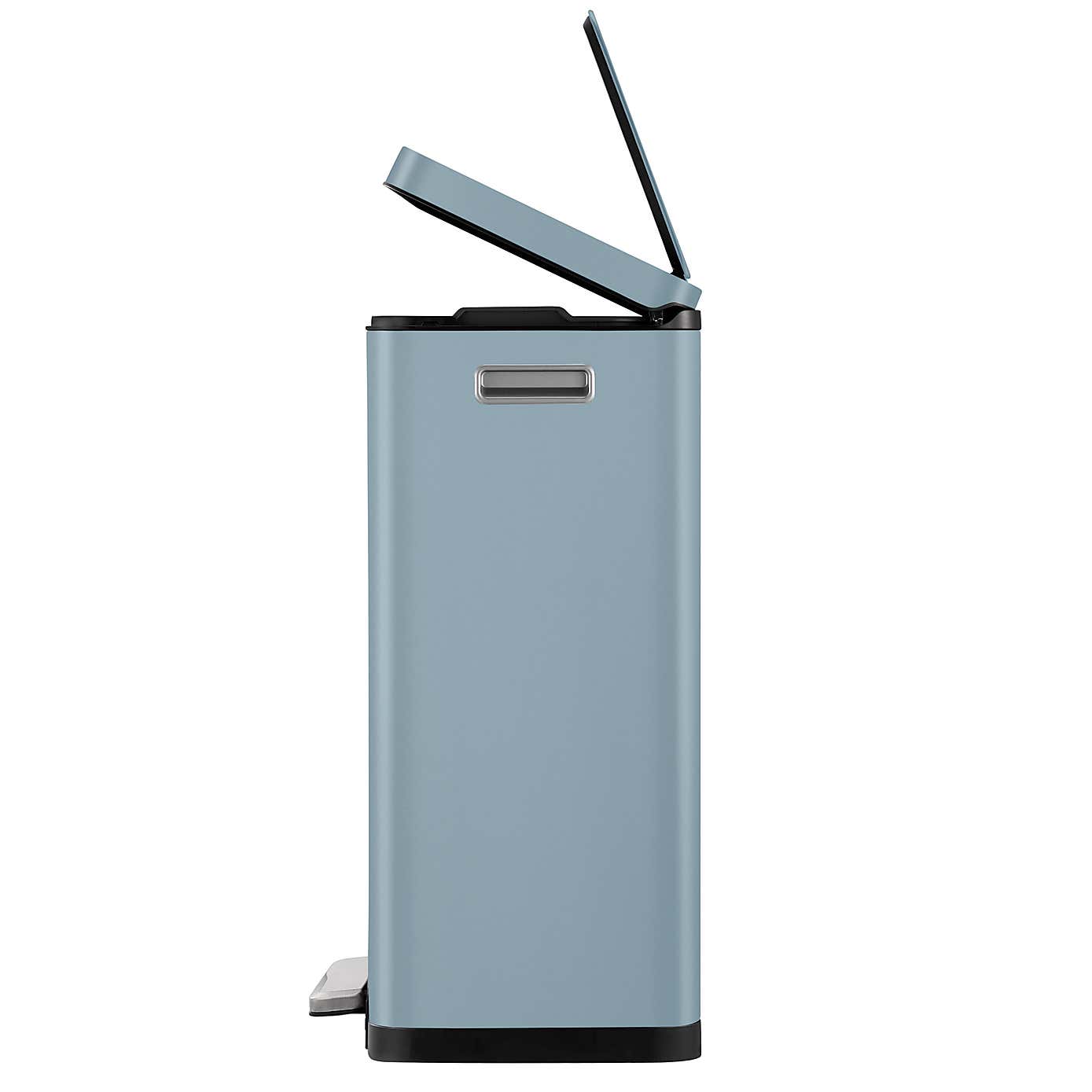 EKO X Cube 30 Litre Titanium Blue Pedal Bin