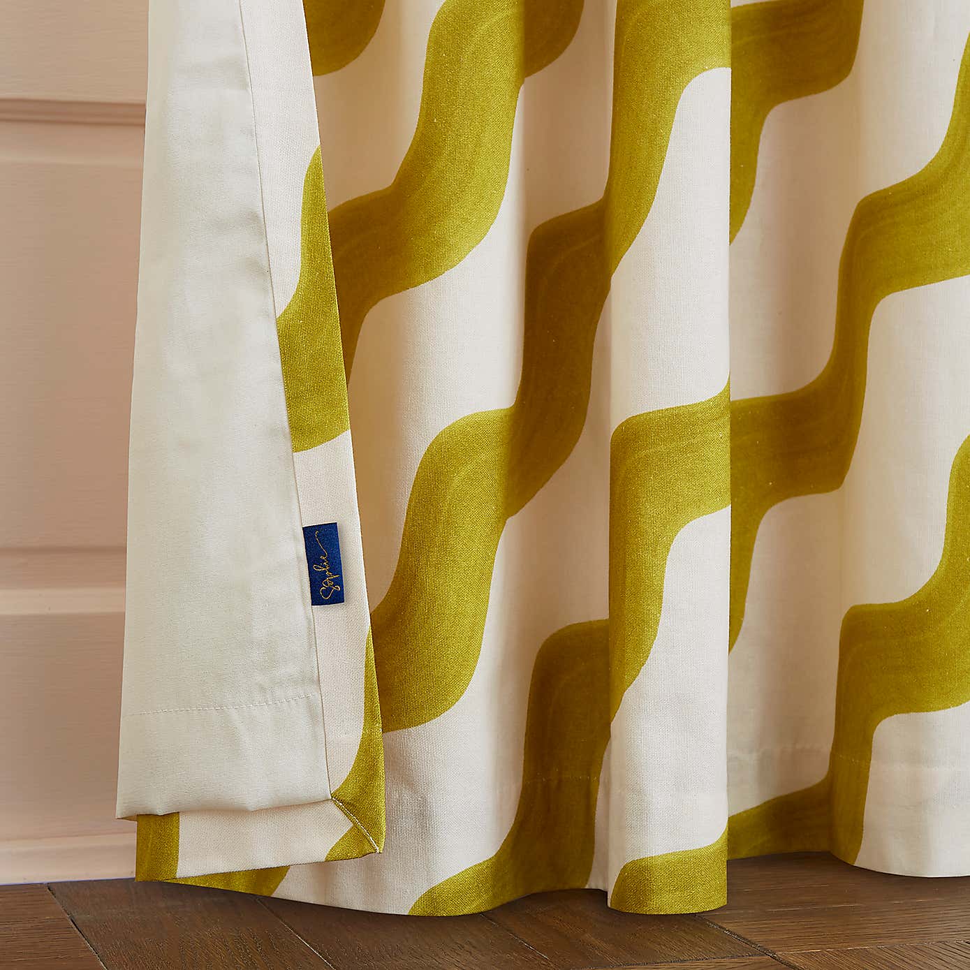 Sophie Robinson Hazy Wave Pencil Pleat Single Curtain