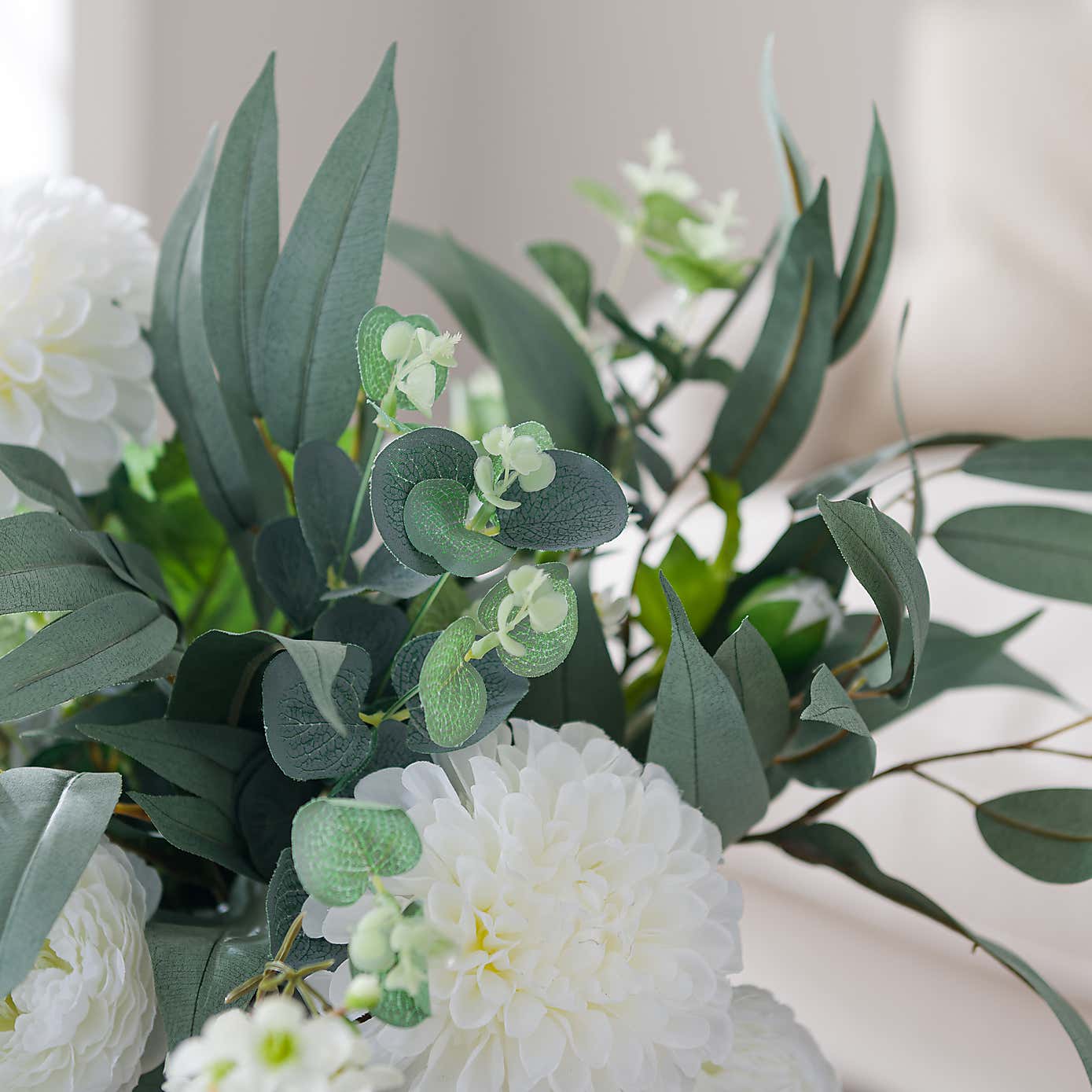 Artificial Spring Optimism White Bouquet