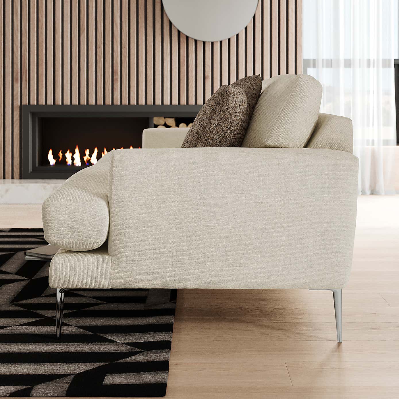 Lawson Chunky Tonal Weave 2 Seater Sofa