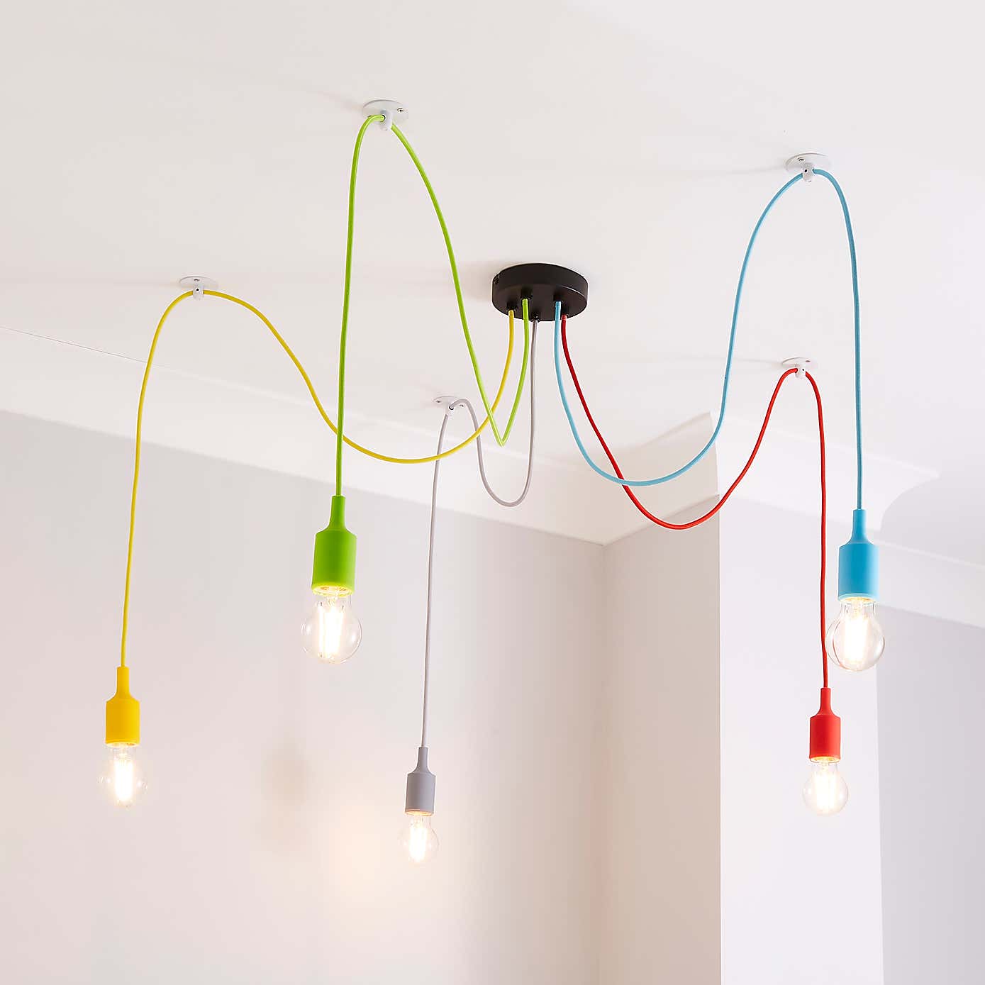 Rainbow Flex 5 Light Spider Ceiling Light
