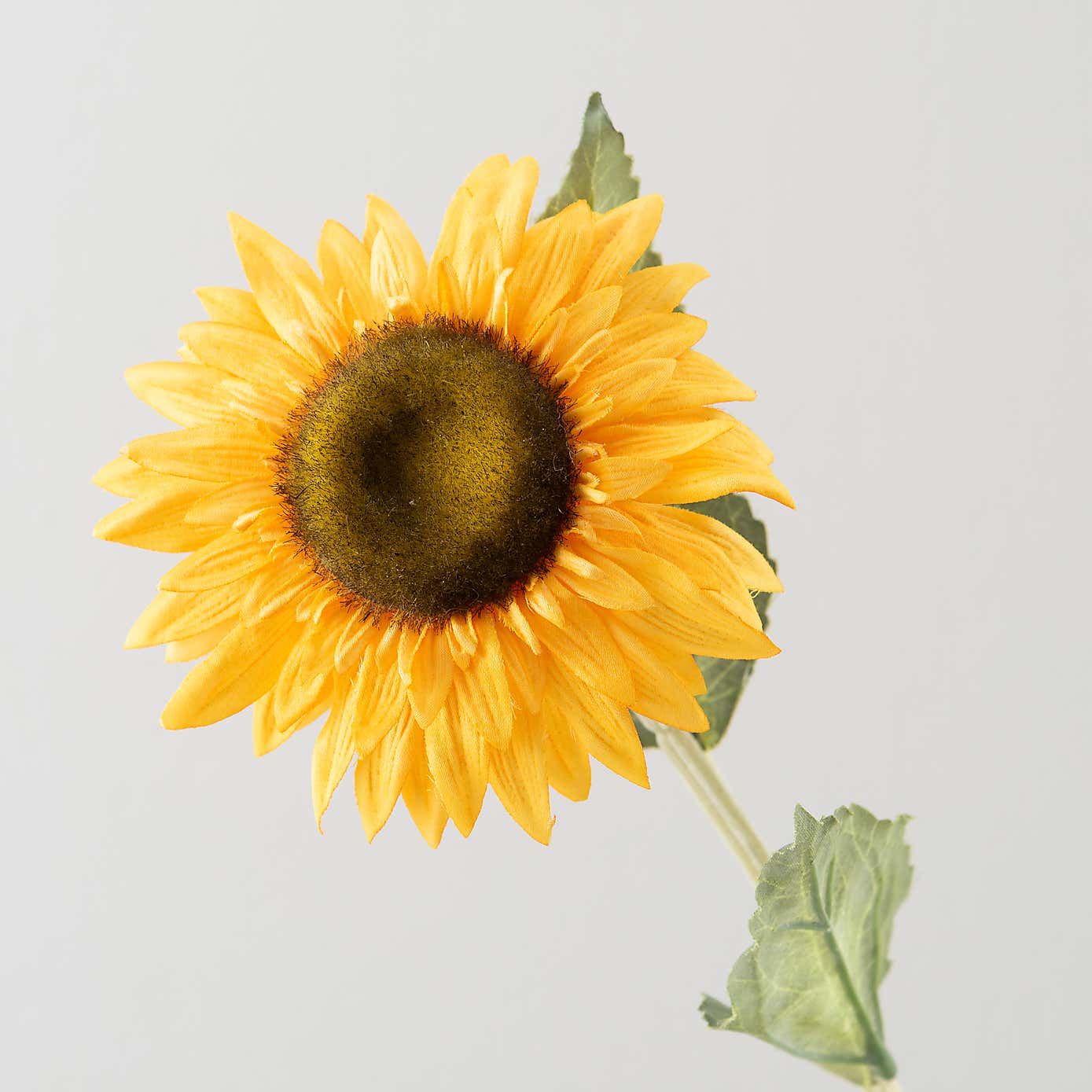Artificial Yellow Sunflower Stem