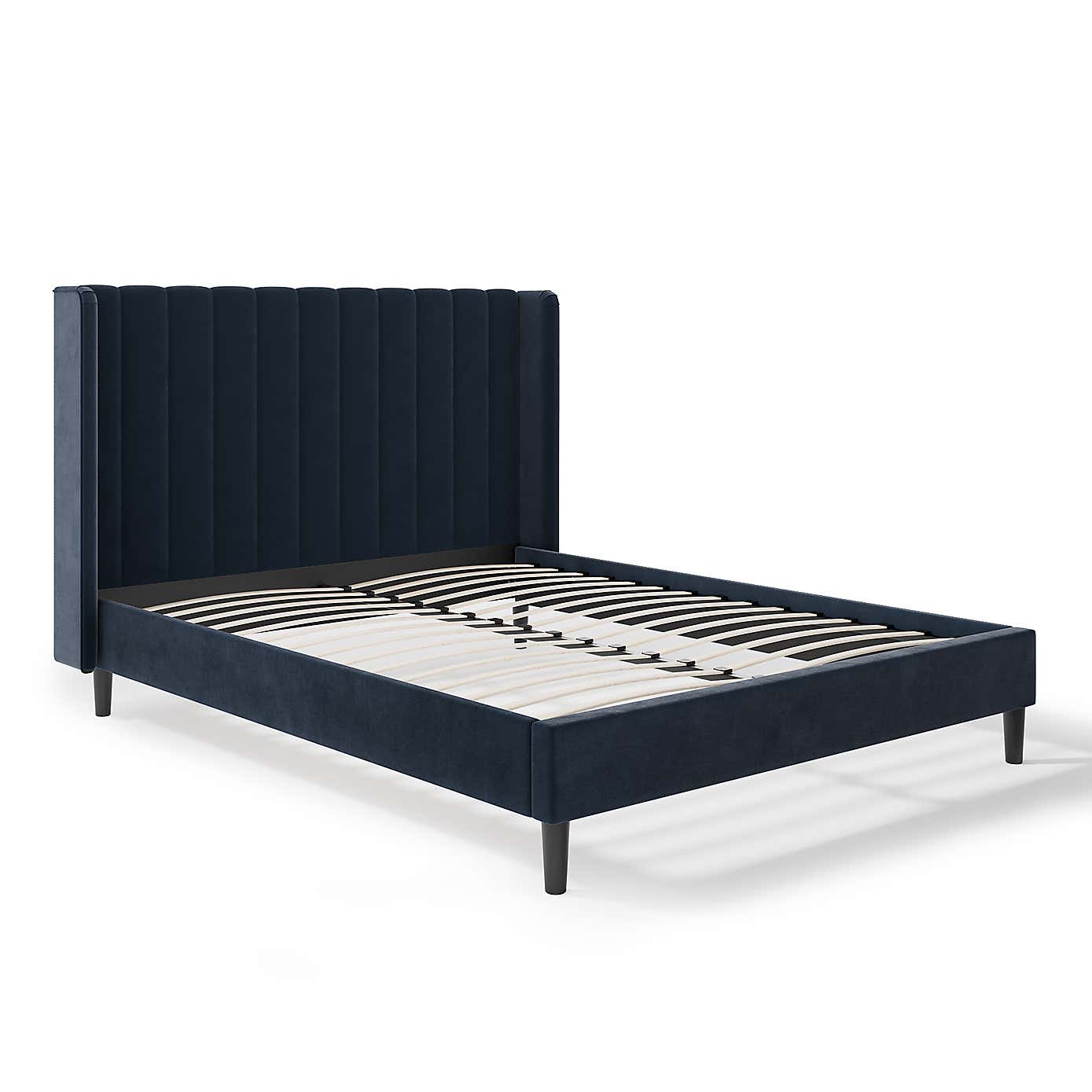 Alara Pleated Velvet Bed