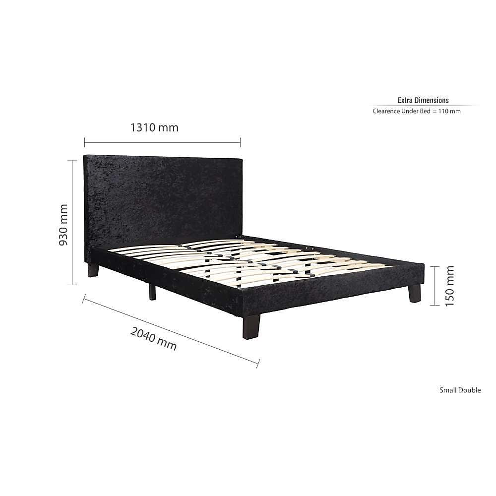 Berlin Crushed Velvet Bed Frame