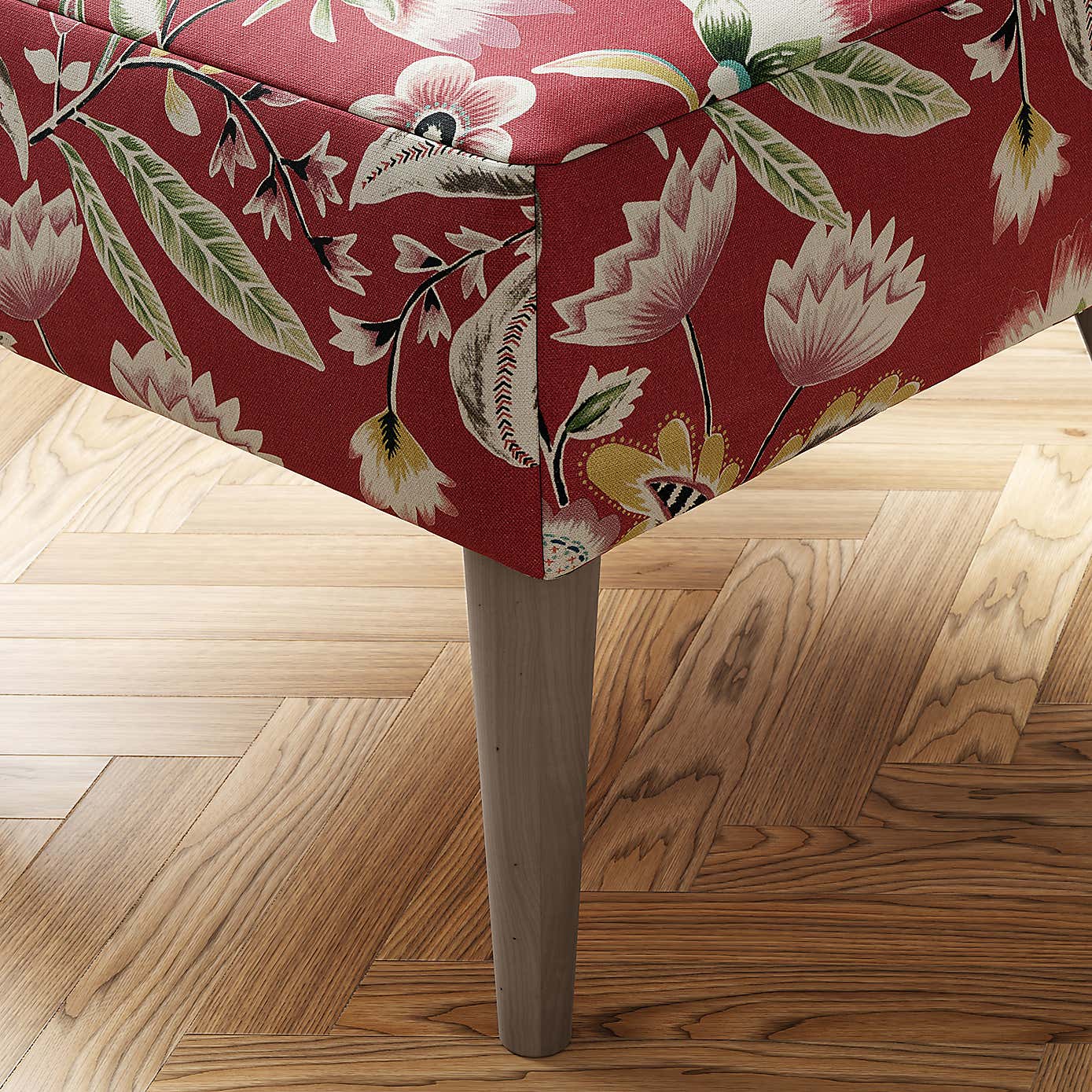 Joy Floral Upholstery Fabric Sample