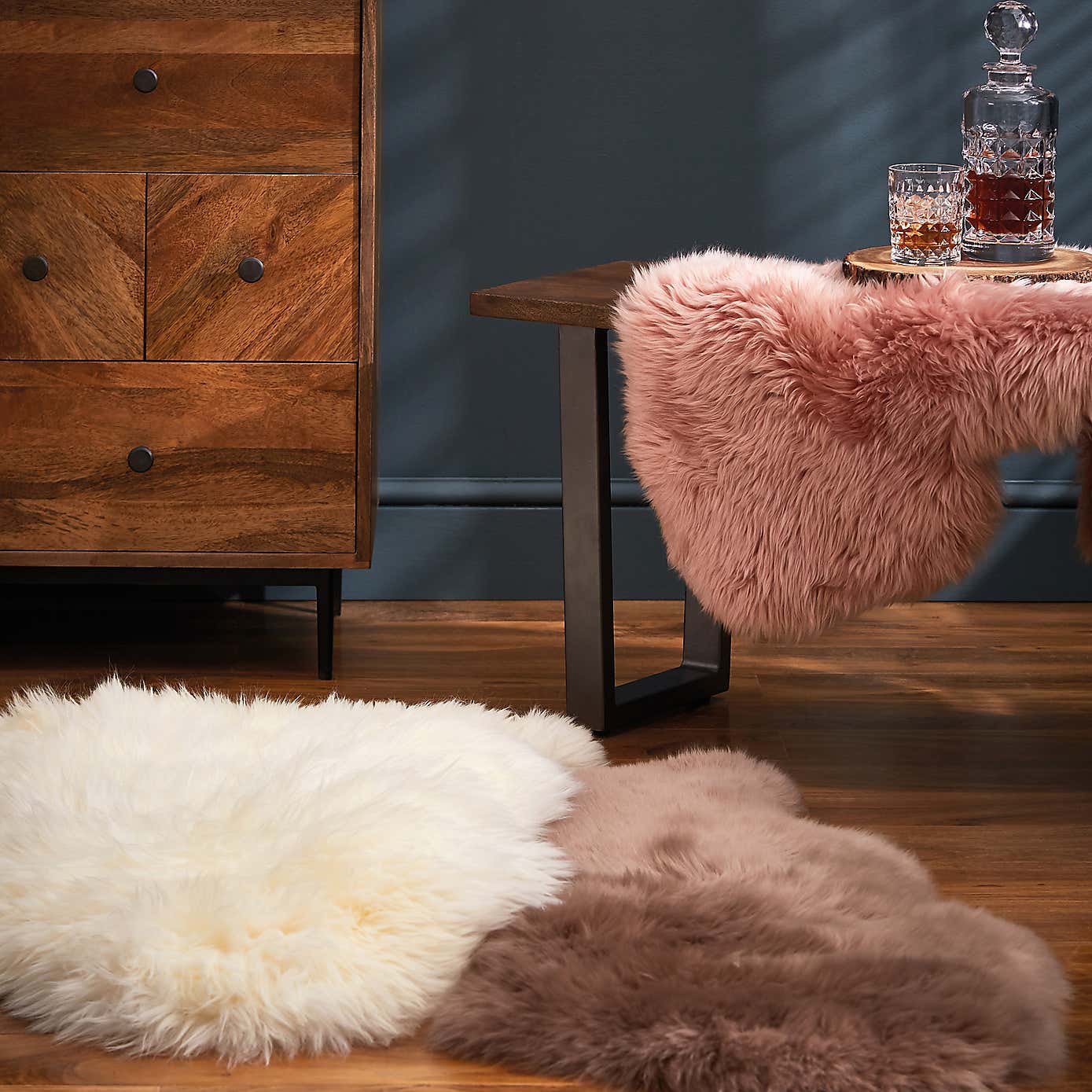 Double Pelt Sheepskin Rug