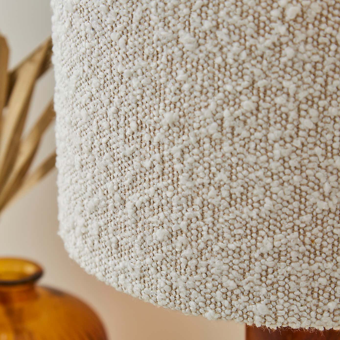 Hazelle Boucle Table Lamp
