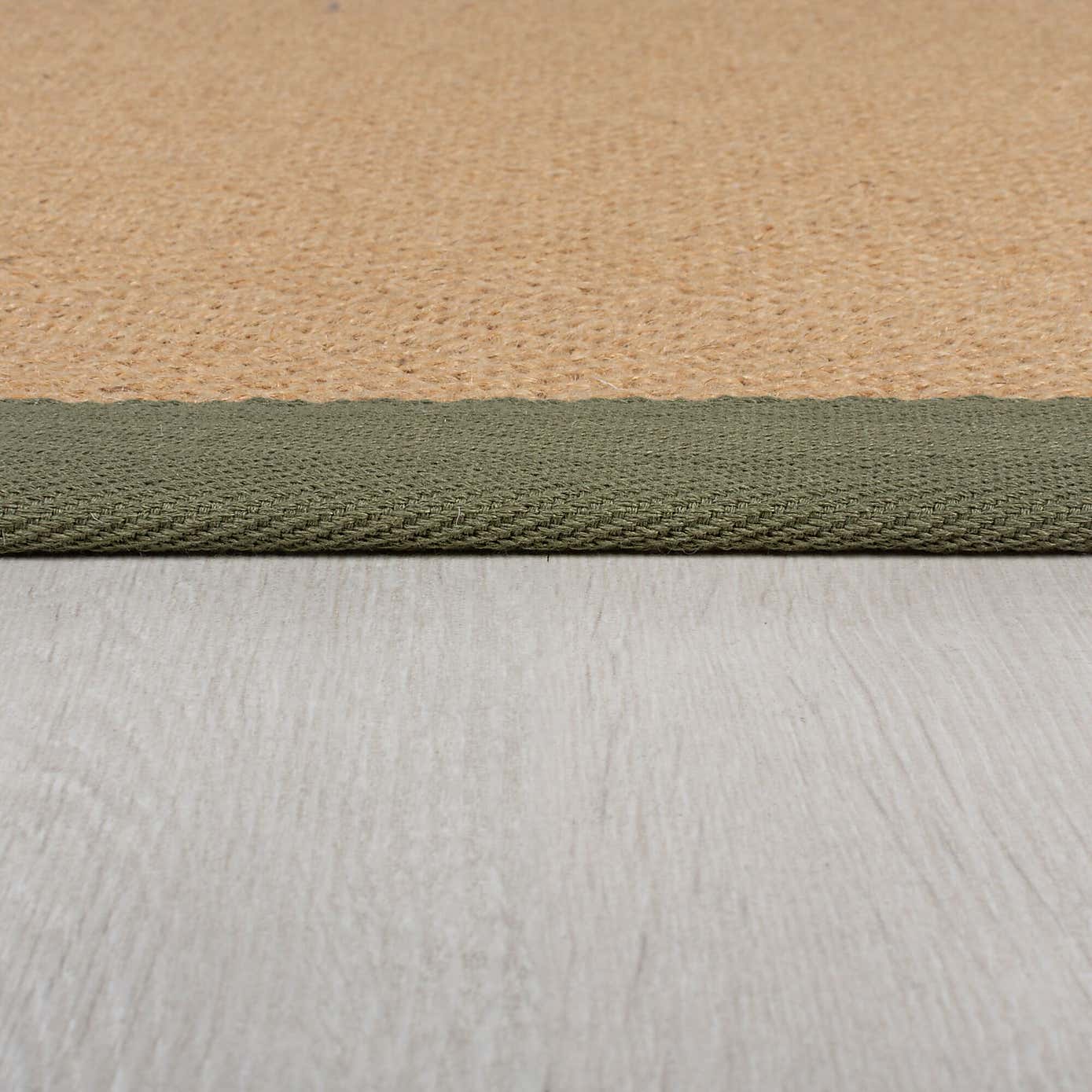 Herringbone Jute Border Stair Runner