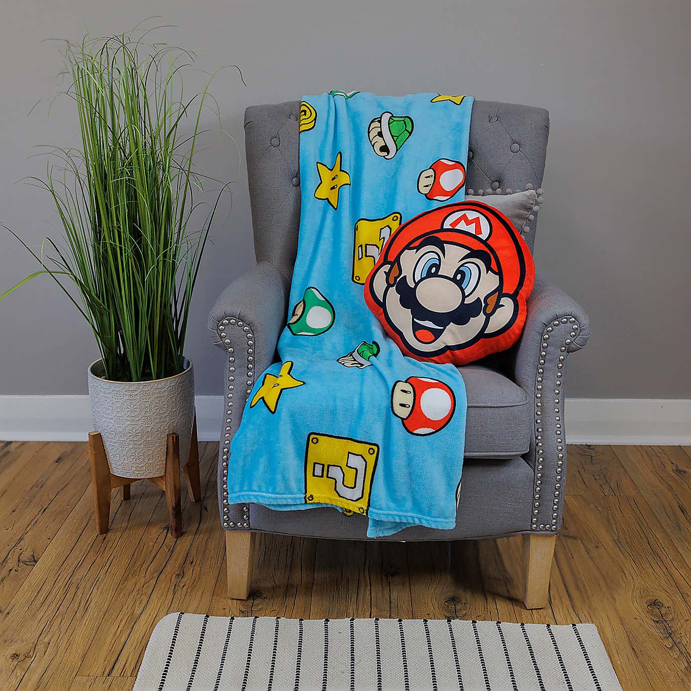 Mario Continue Fleece Blanket