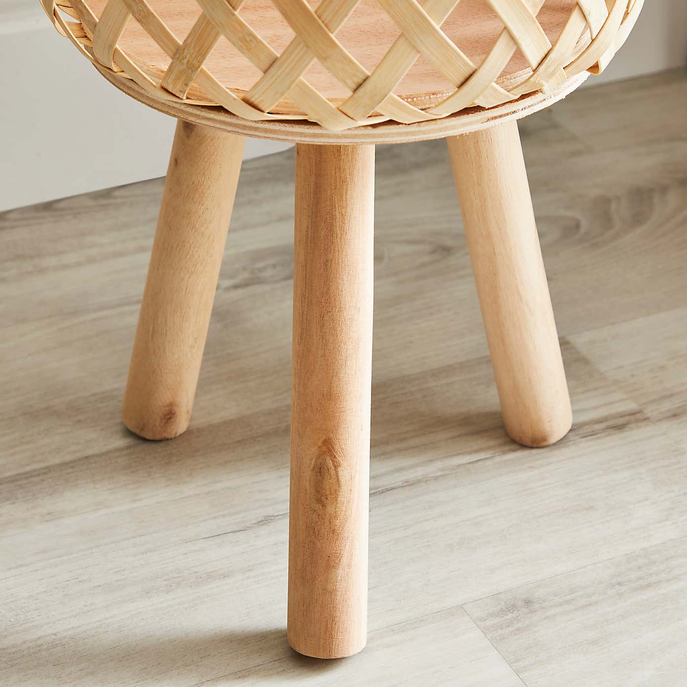 Bamboo and Wood Plant Pot Stand