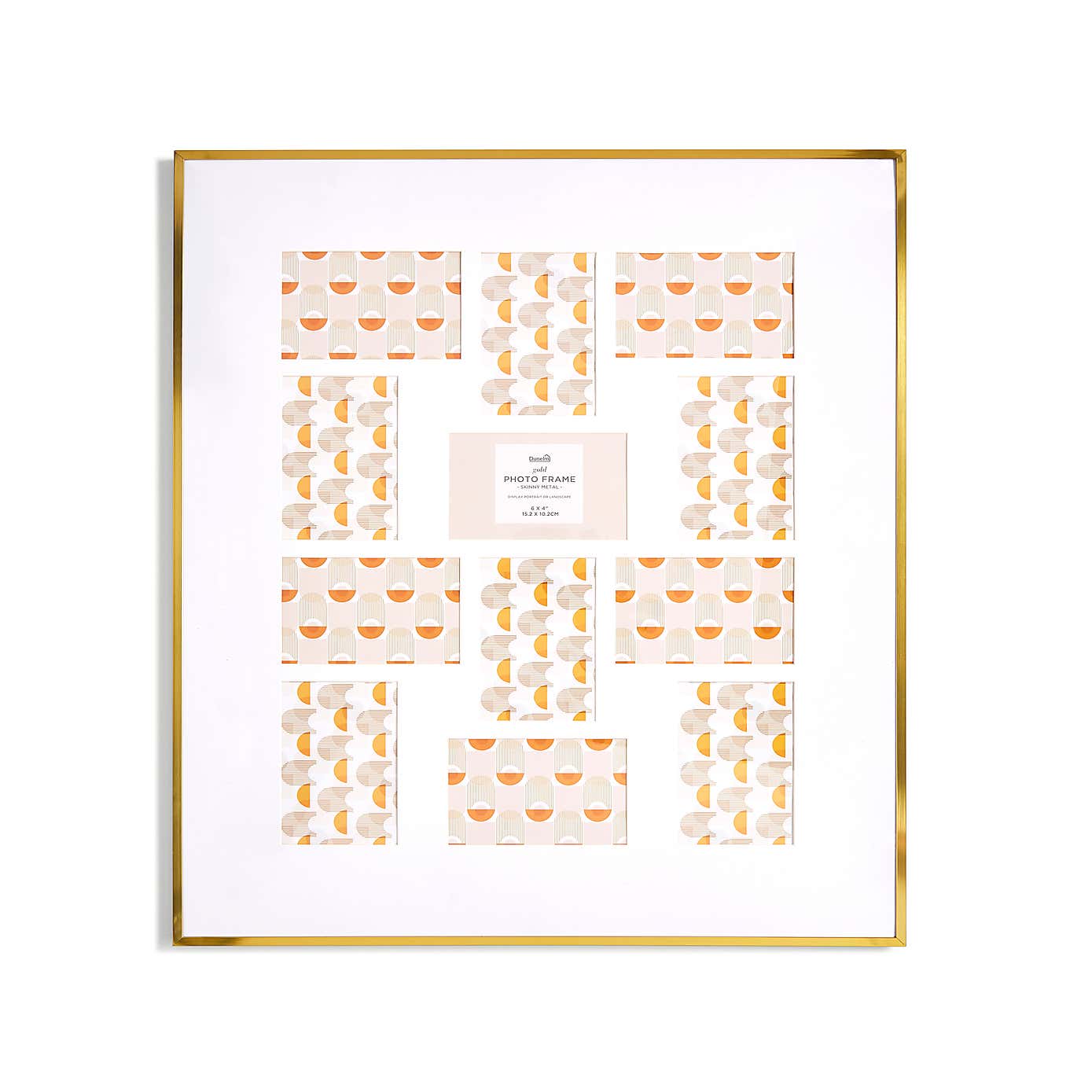 Skinny Metal Multi Photo Frame