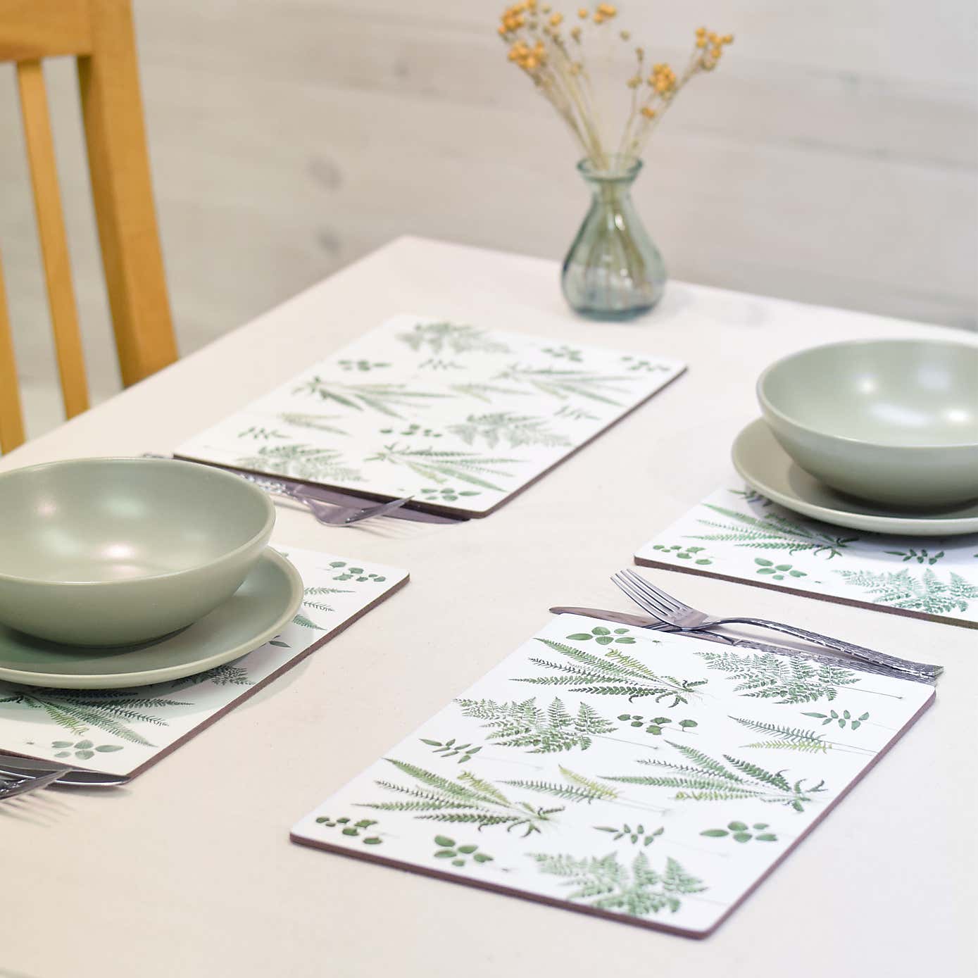 Fern Pack of 4 Corkback Placemats