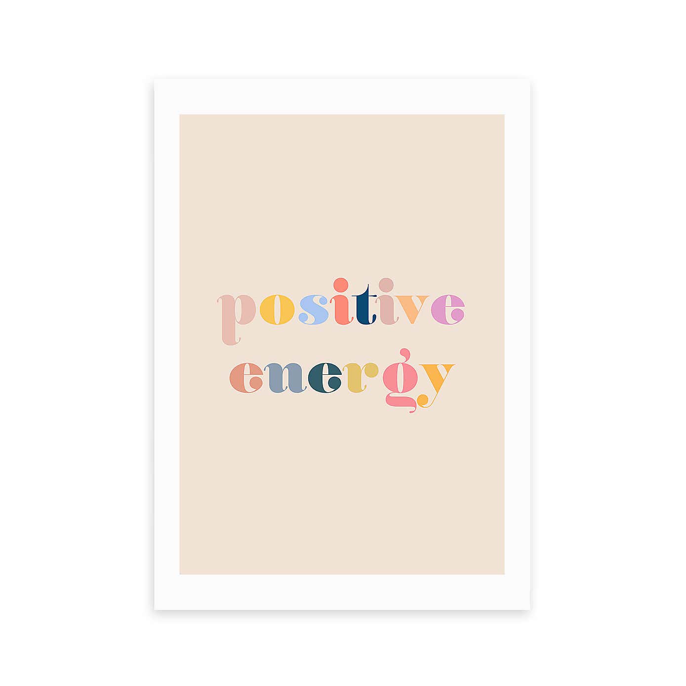 East End Prints Positive Energy Print