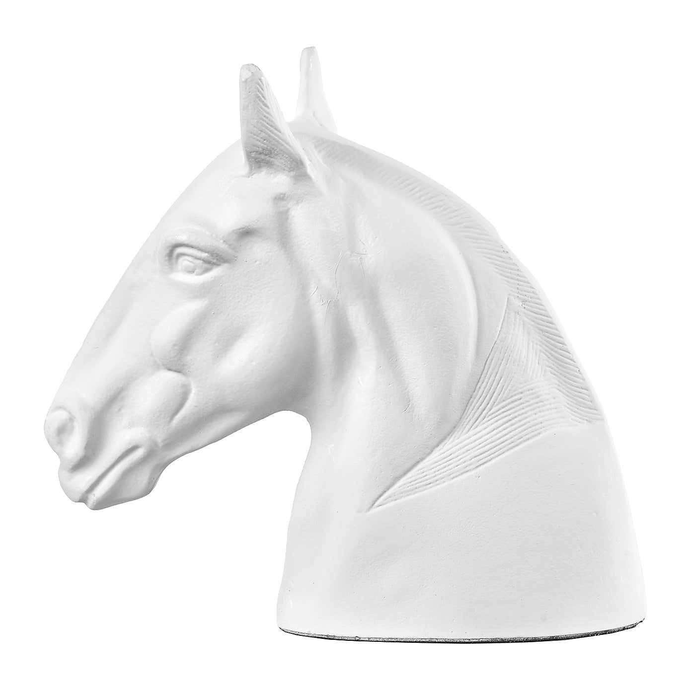Matt Horse Head Ornament