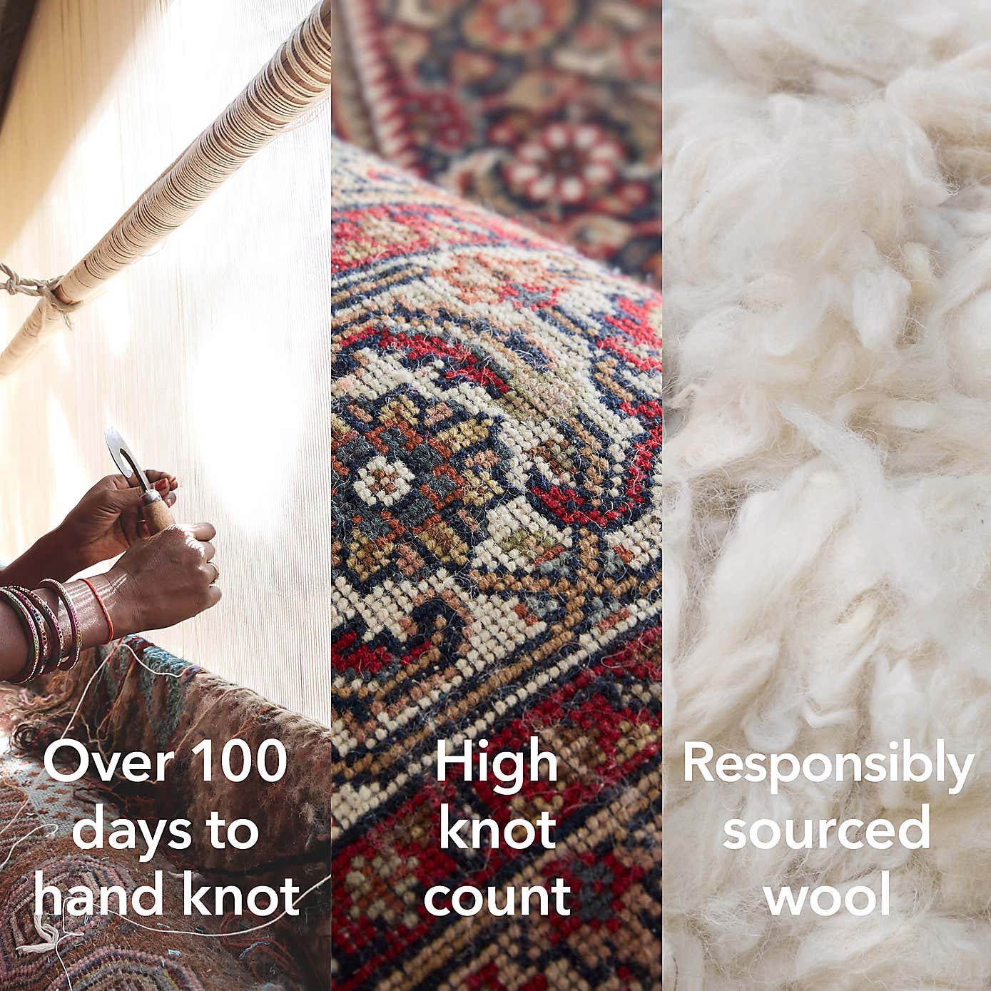 Meera Premium Hand-Knotted Persian Wool Rug