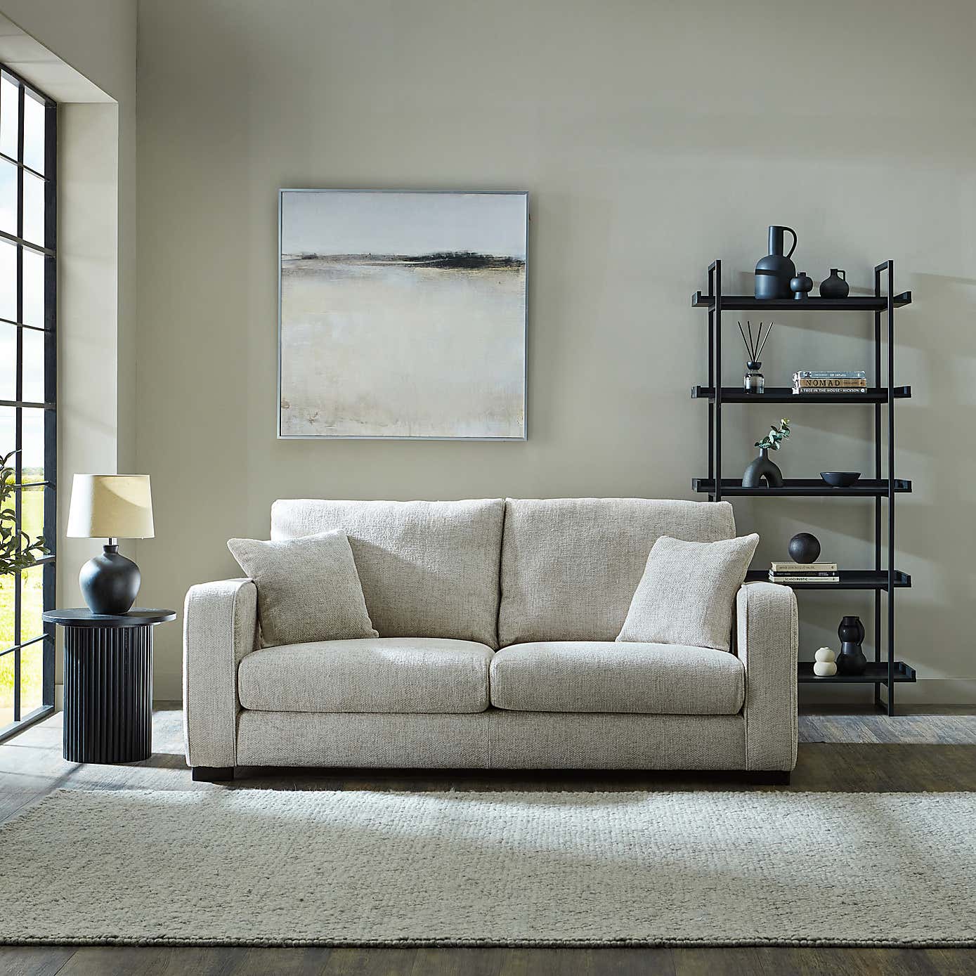 Carson Chunky Chenille 3 Seater Sofa