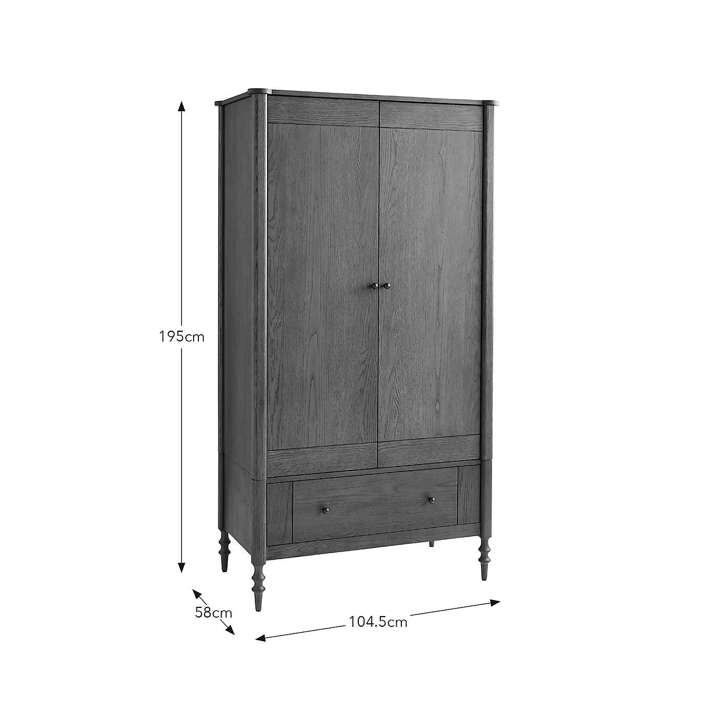 Ratcliffe Double Wardrobe