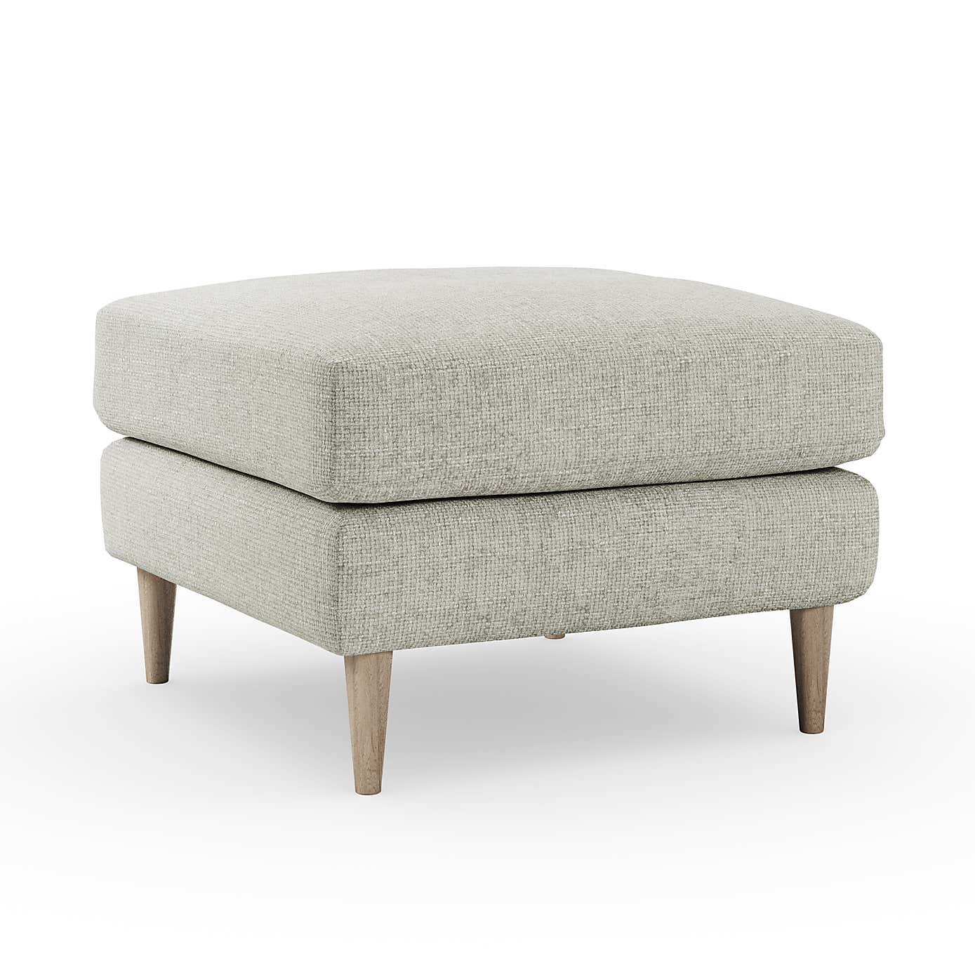 Sven Chunky Chenille Footstool