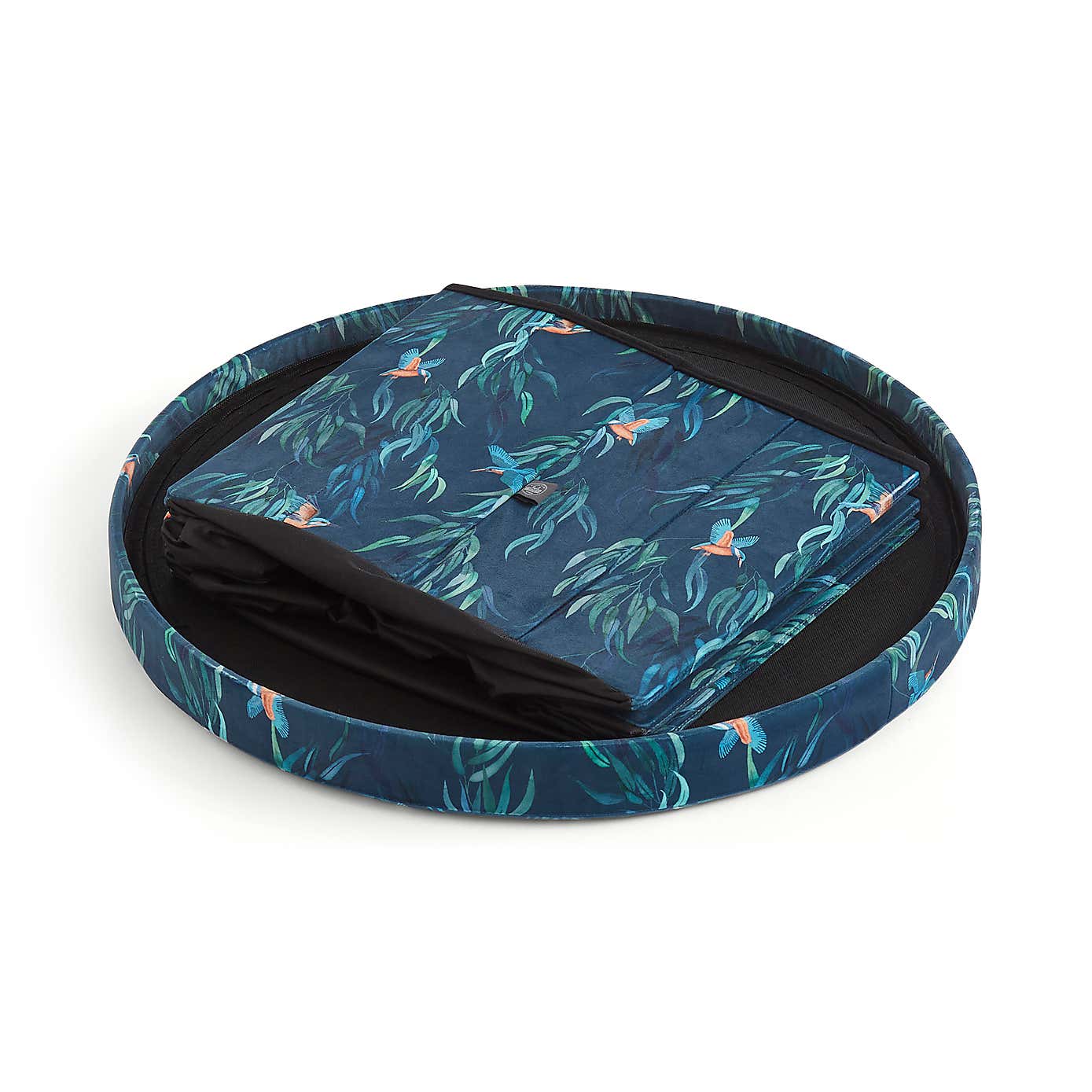 Kingfisher Round Ottoman