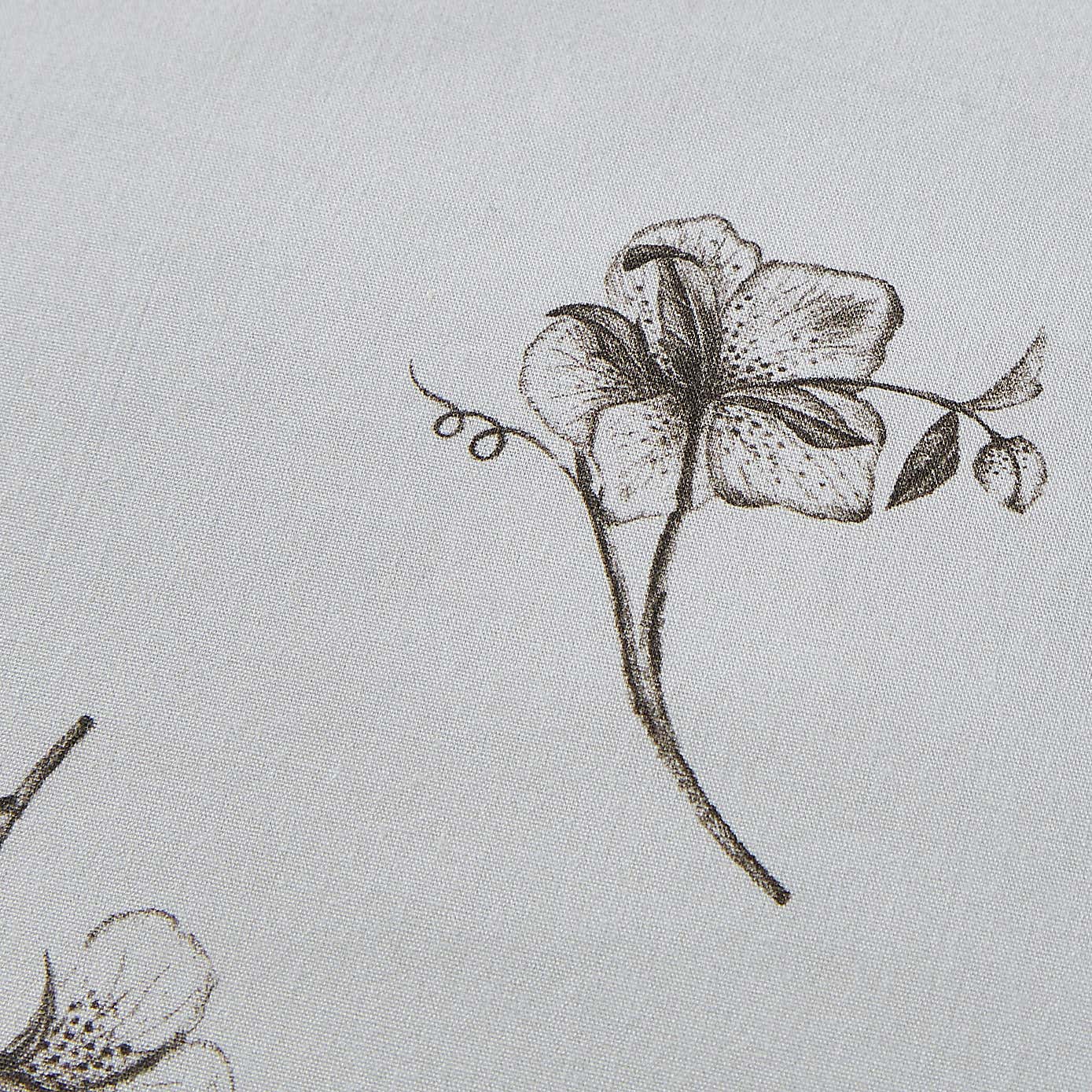 Bridget Etched Floral Natural Duvet Cover and Pillowcase Set