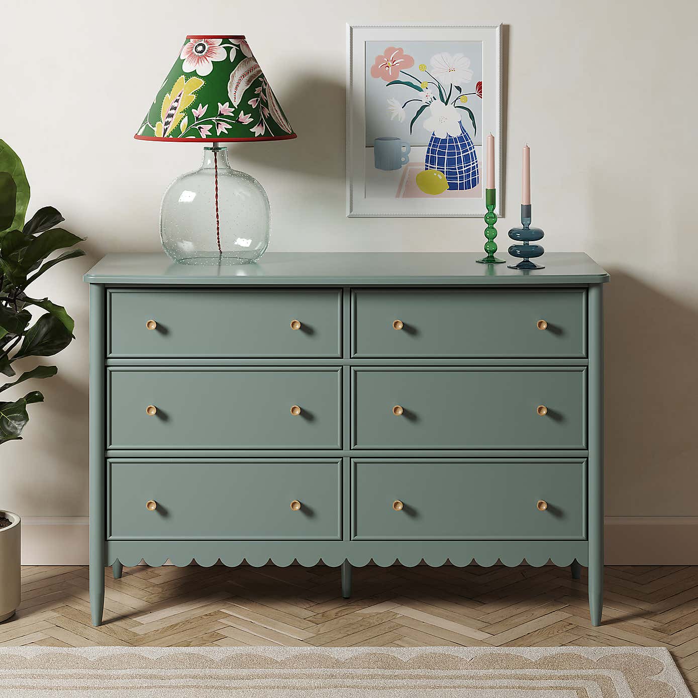 Remi Wide 6 Drawer Chest