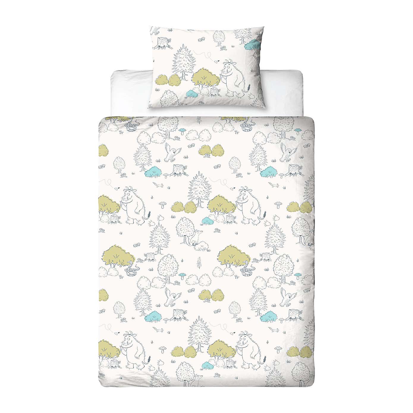 Gruffalo My First 100% Cotton Cotbed Duvet Cover & Pillowcase Set