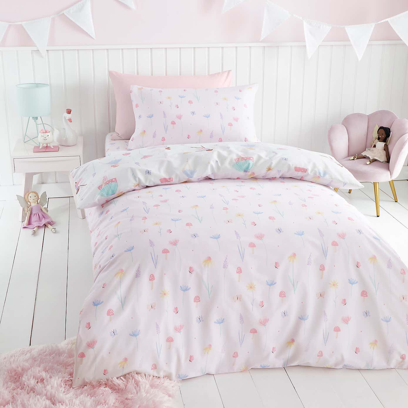 Meadow Fairies Duvet Cover and Pillowcase Set