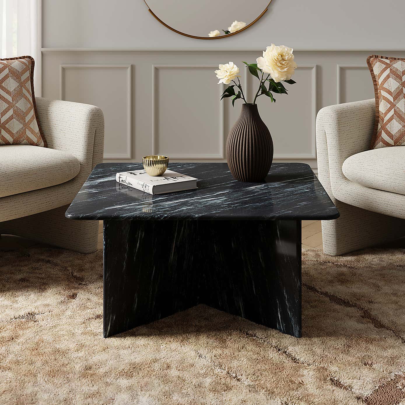 Lana Marble Square Coffee Table