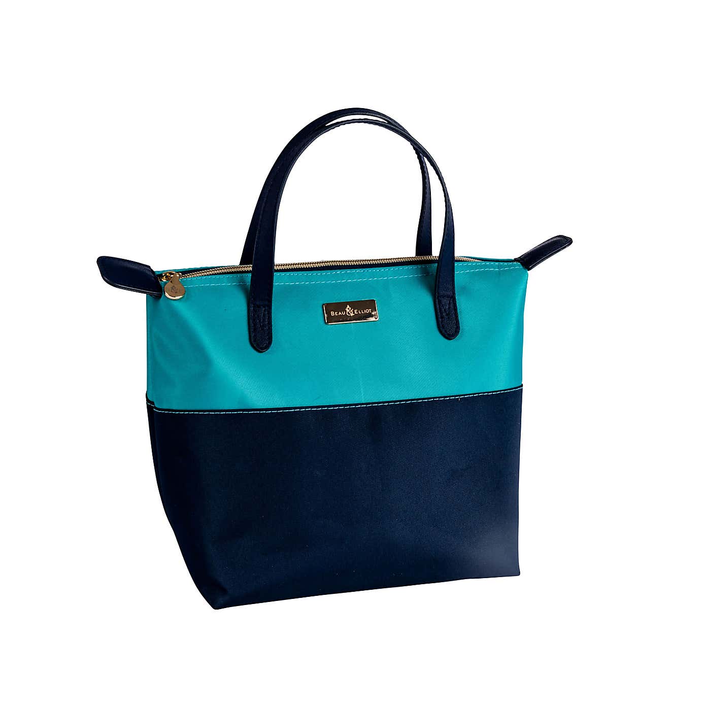 Colour Block Luxury Insulated Tote Bag
