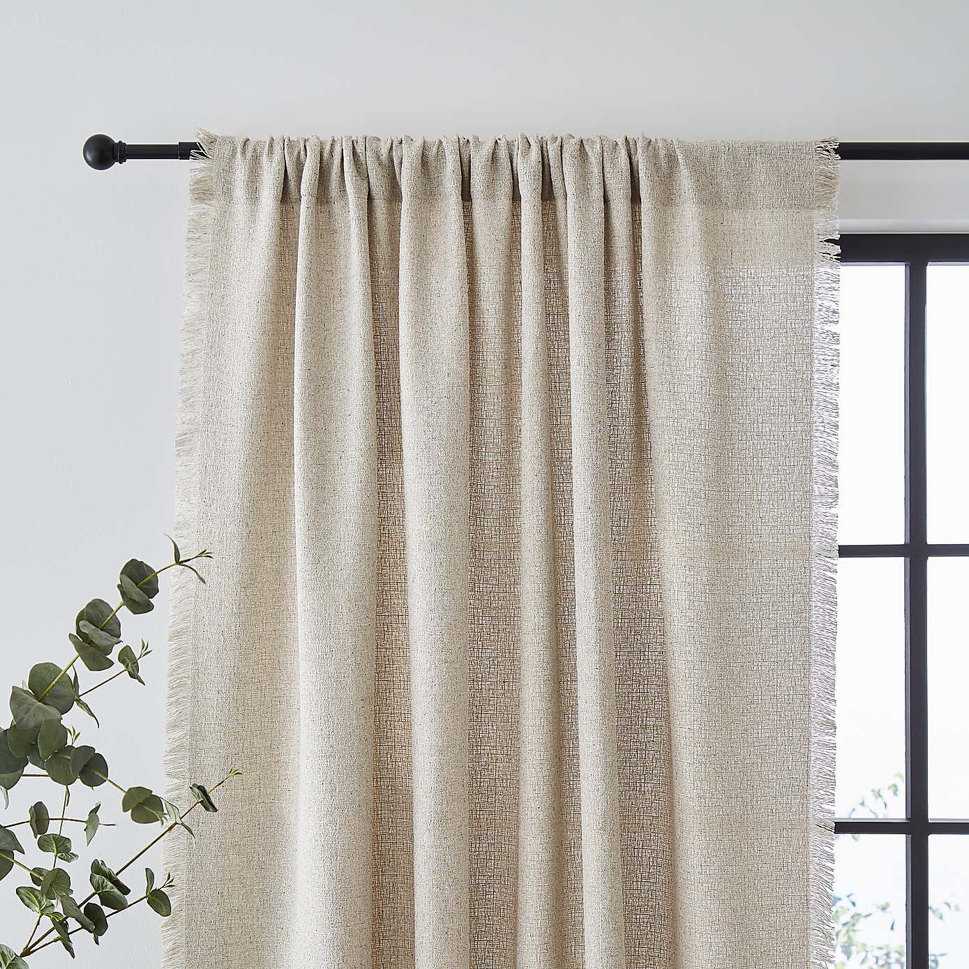 Bondi Raw Edge Slot Top Voile Panel