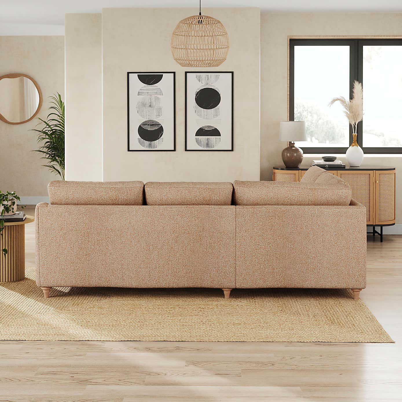 Hattie Cosy Weave Corner Unit Sofa