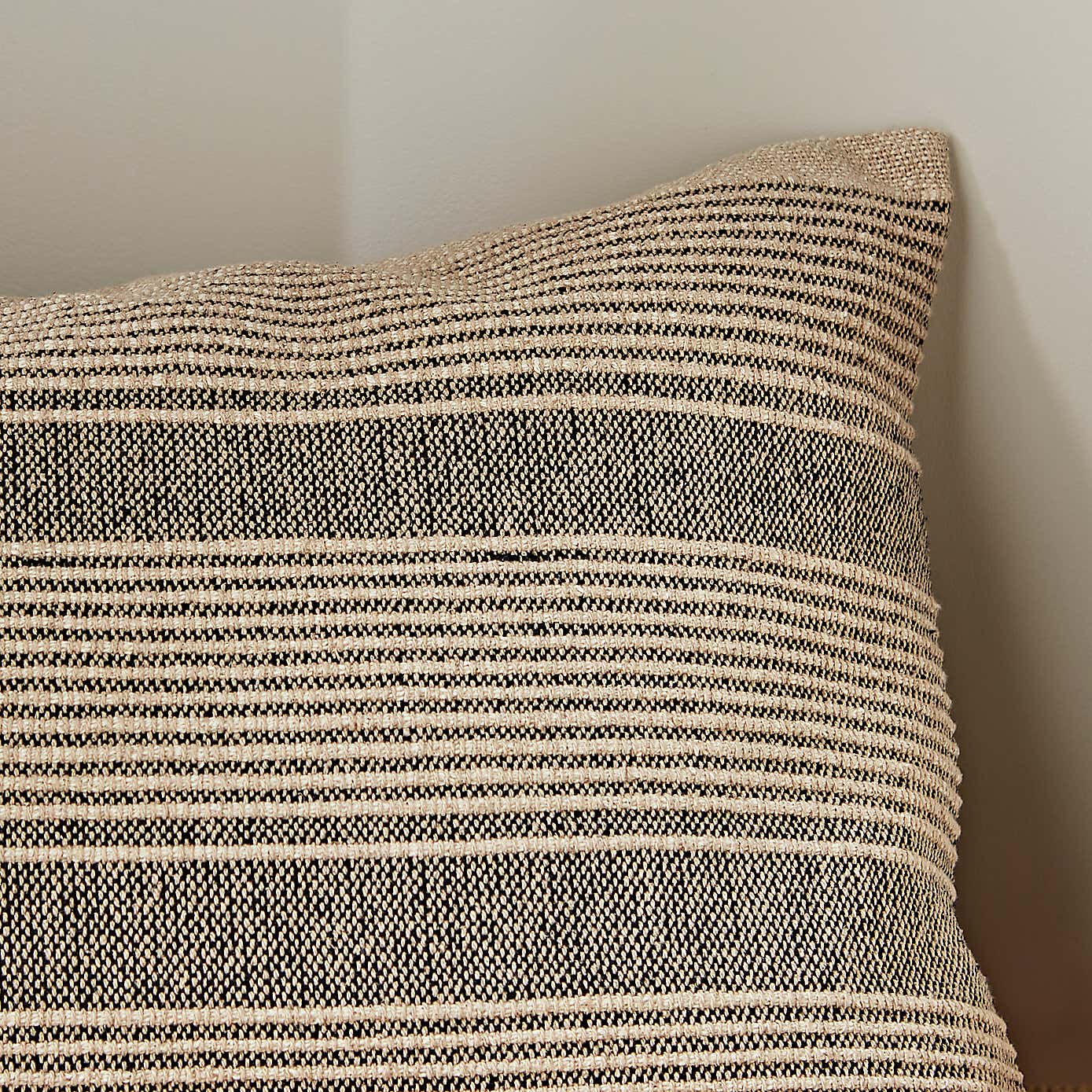 Edited Life Woven Stripe Cotton Cushion Cover