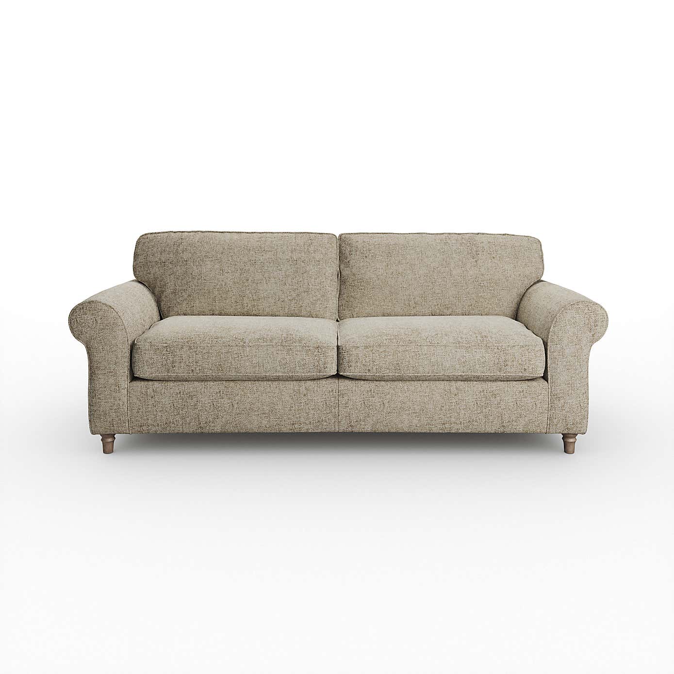 Flori 4 Seater Sofa, Chunky Chenille