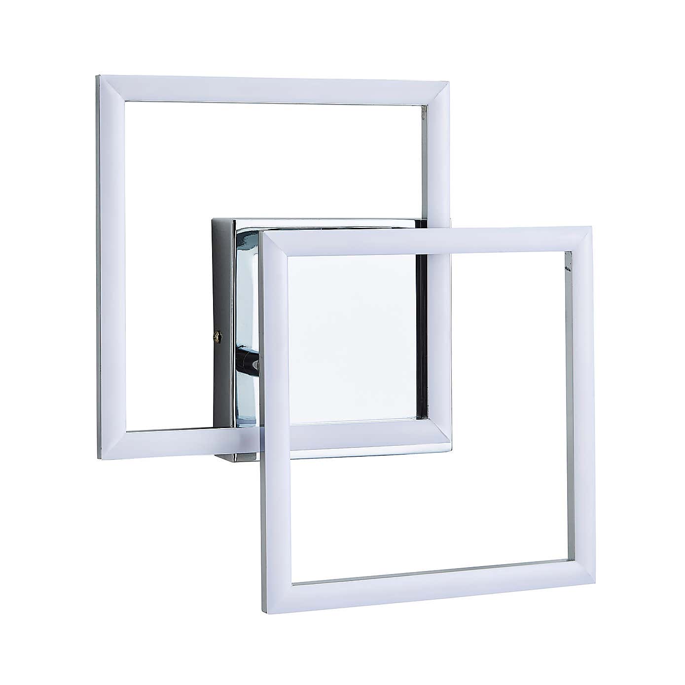 Bode LED Diamond Flush Ceiling and Wall Light