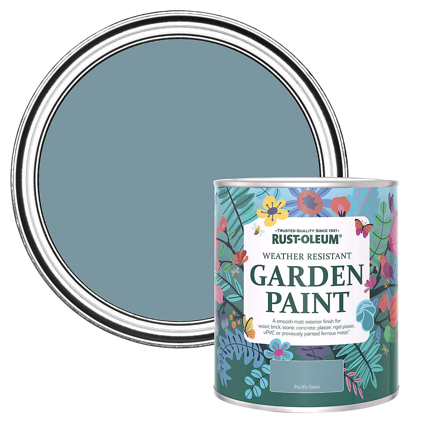 Rust-Oleum Pacific State Matt Emulsion Outdoor Paint
