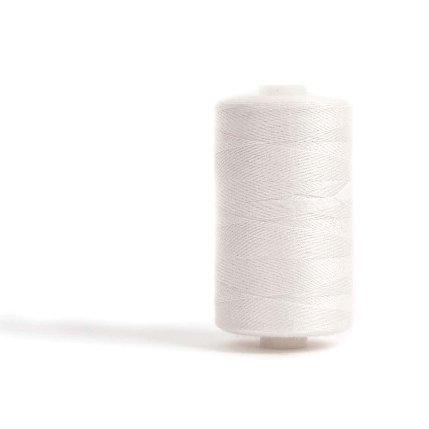 Sewing and Overlocking Off White 1000m Thread