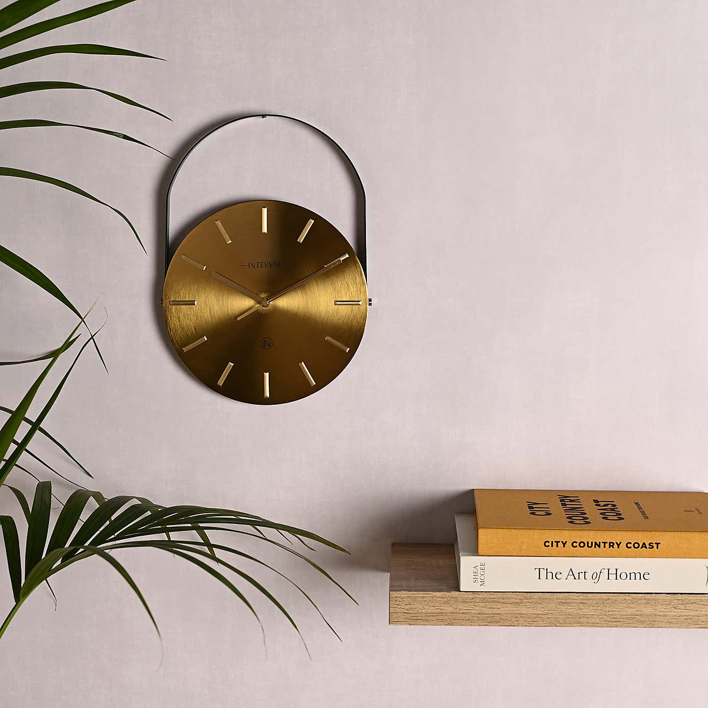 Interval Hanging Wall Clock