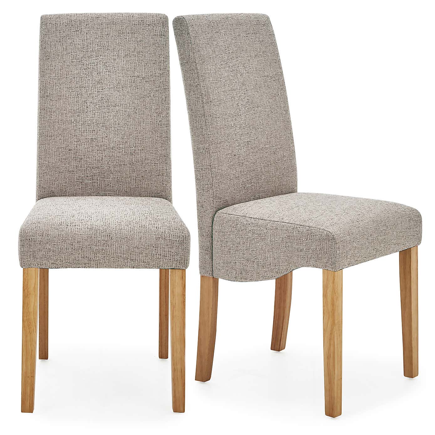 Ethan Set of 2 Dining Chairs, Boucle