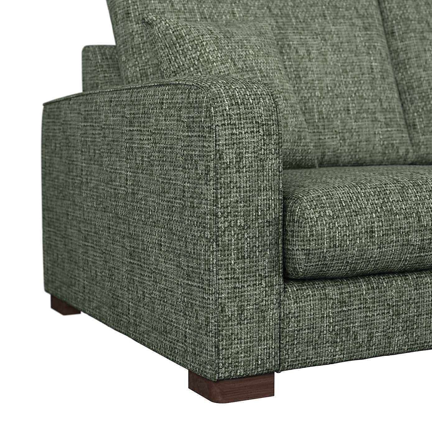 Carson Chunky Chenille Right Hand Corner Sofa
