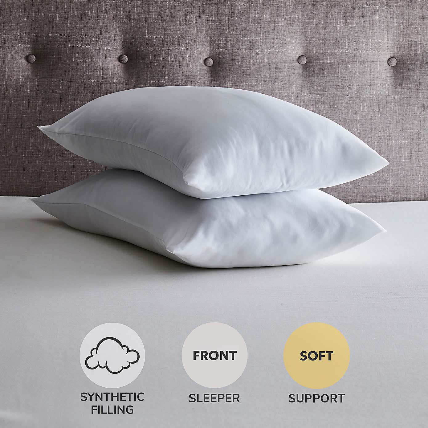Fogarty Soft and Cosy Medium-Support Pillow Pair