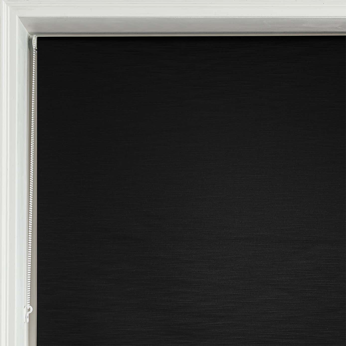 Satin Blackout Roller Blind