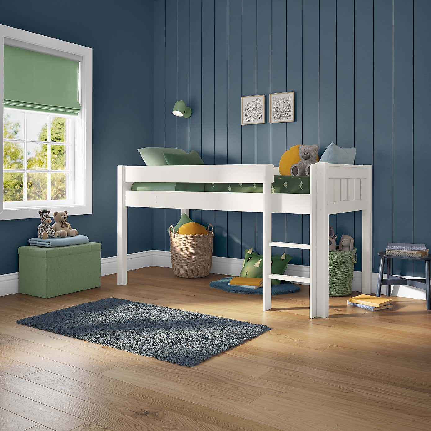 Stompa Classic Midsleeper Bed Frame