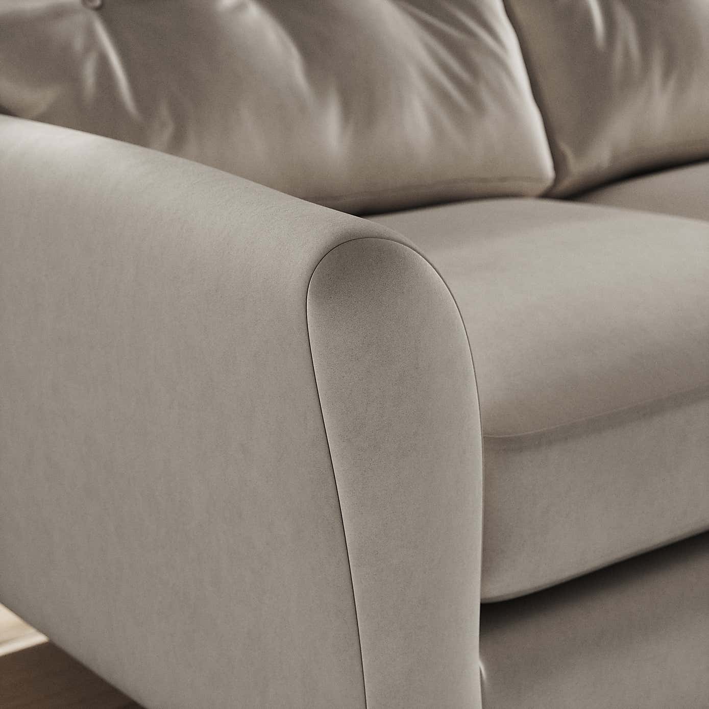 Sven Opulent Velvet Large Corner Chaise Sofa