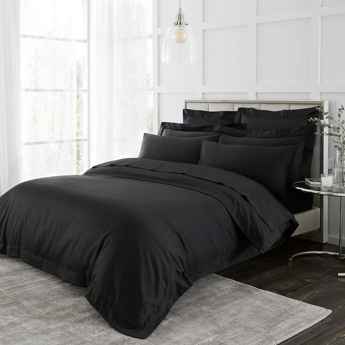 Hotel 230 Thread Count Egyptian Cotton Sateen Fitted Sheet