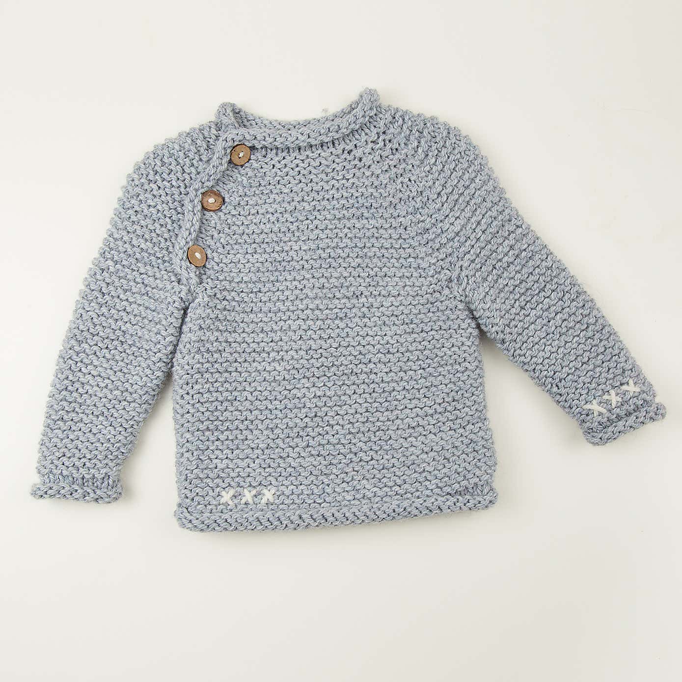 Blossom Baby Jumper Knitting Kit