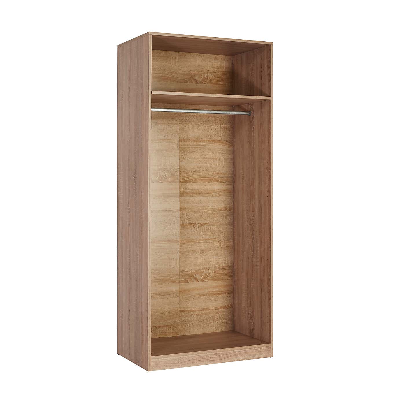 Hyde Mirrored Double Wardrobe