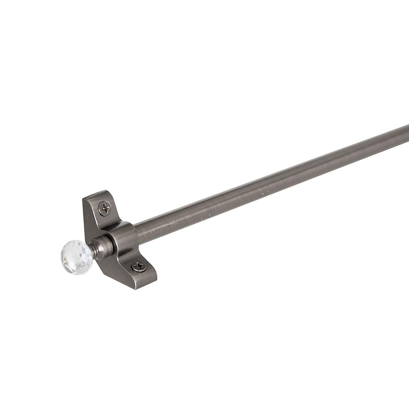 Faceted Resin Ball Finial Stair Rod