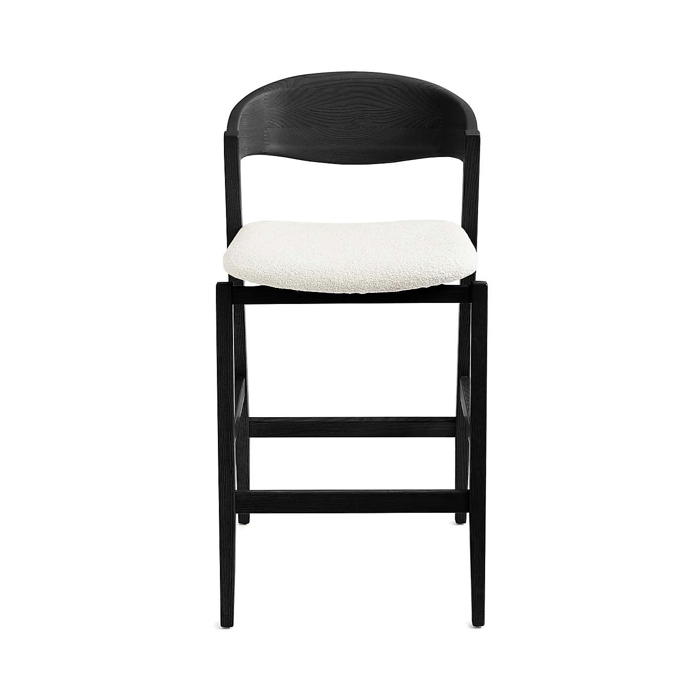 Oskar Boucle Bar Stool